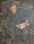 Egon Schiele, Portrait of Dr.Hugo Koller (mk12)